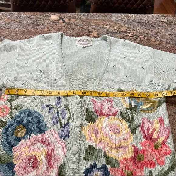 Vintage Susan Bristol Pastel Floral Cardigan - Picture 8 of 10
